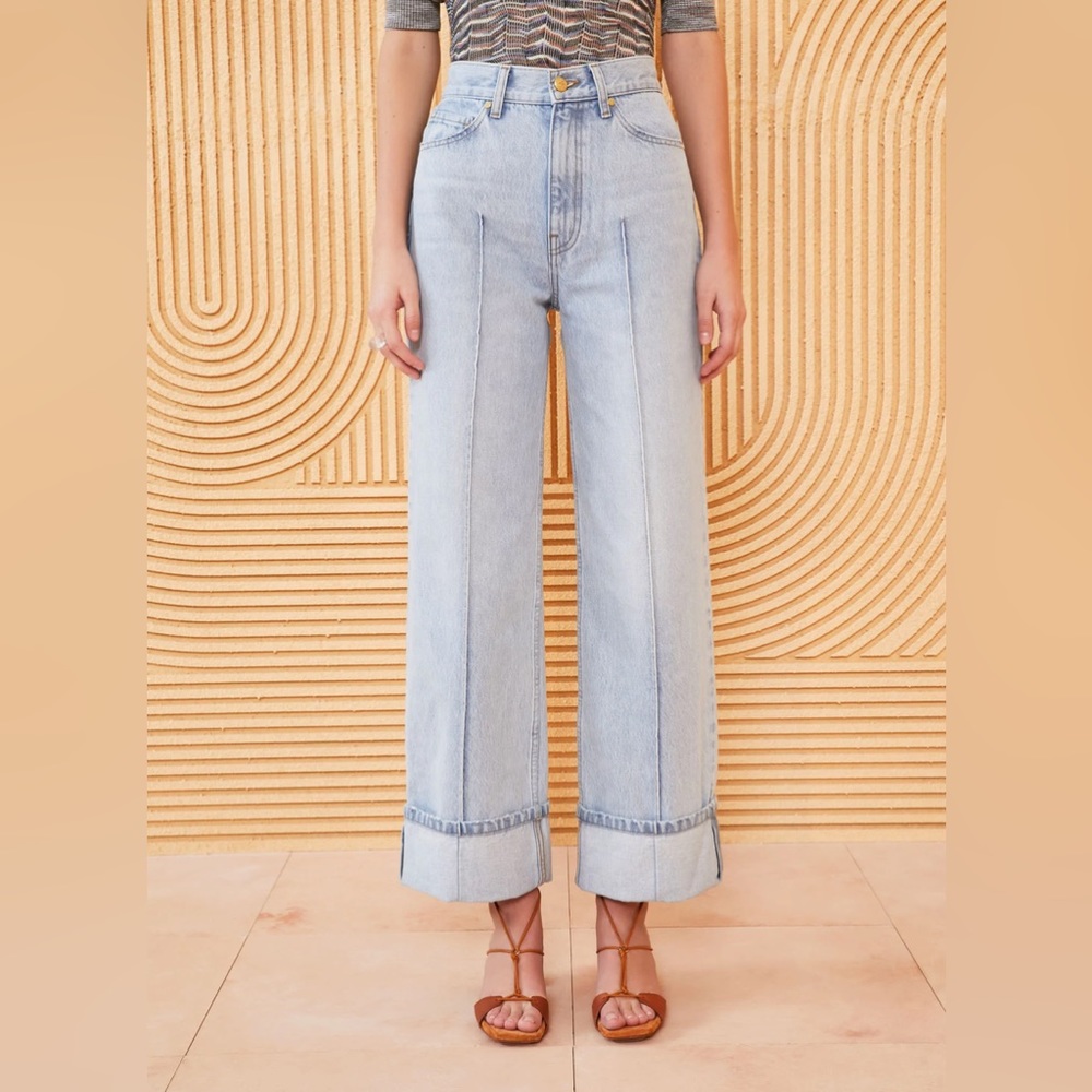 Ulla Johnson Genevieve Jean in Glacier Wash